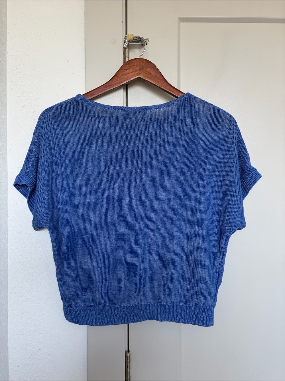 TOMMY BAHAMA CEDAR LINEN SWEATER BLUE WOMEN'S XS - Picture 2 of 4